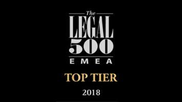 Mamo TCV Confirmed as One of Malta’s Leading Law Firms in the Legal 500 2018 Edition.
