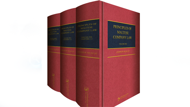 Mamo TCV Senior Partner Prof. Andrew Muscat publishes second edition of his “Principles of Maltese Company Law”.