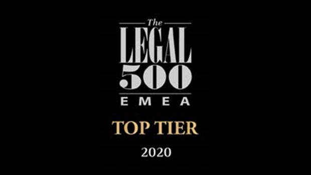 Mamo TCV Again Confirmed as One of Malta’s Leading Law Firms in the Legal 500 2020 Edition.