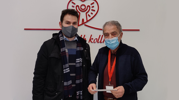 Mamo TCV presents donation to Caritas Malta