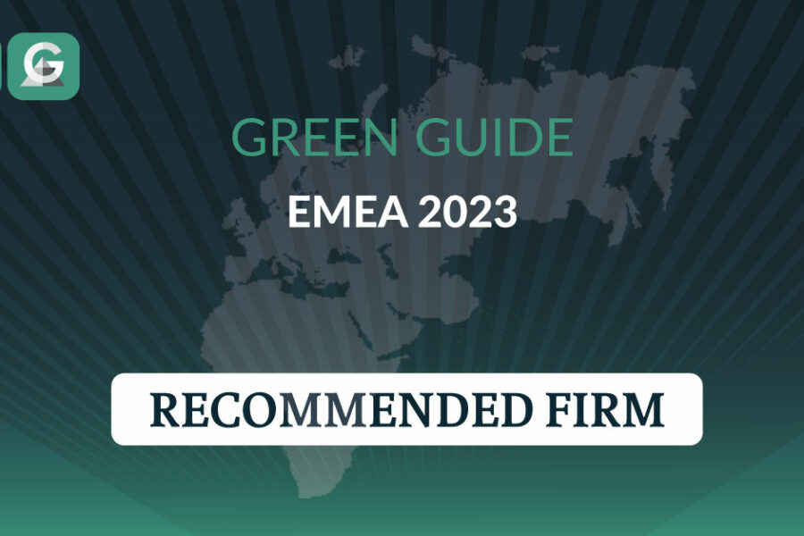 Mamo TCV Advocates is pleased to announce that it has been recognised in The Legal 500's 2023 Europe, Middle East and Africa (EMEA) Green Guide. This is the first time Malta has been invited to participate in this guide.