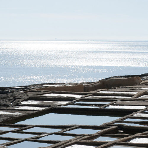 Salt Pans view in Malta