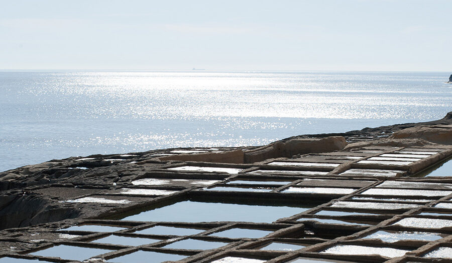 Salt Pans view in Malta