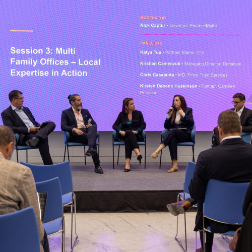 Katya Tua at family offices conference