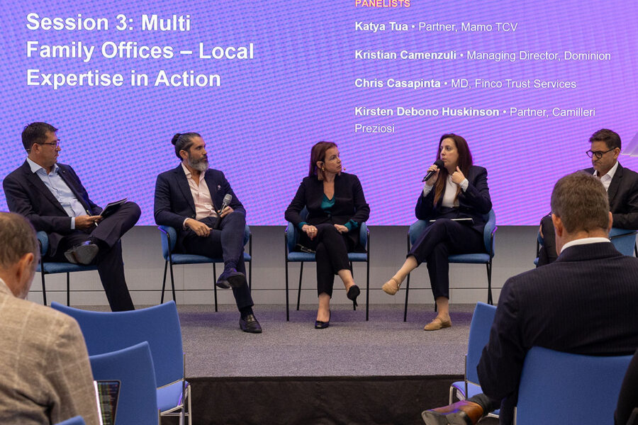 Katya Tua at family offices conference