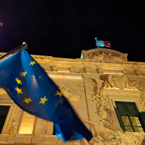 Castille Palace at Night